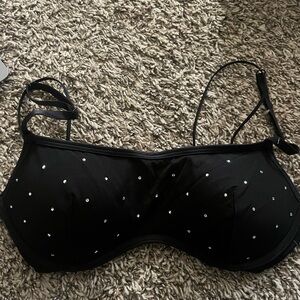 black PINK bandeau top